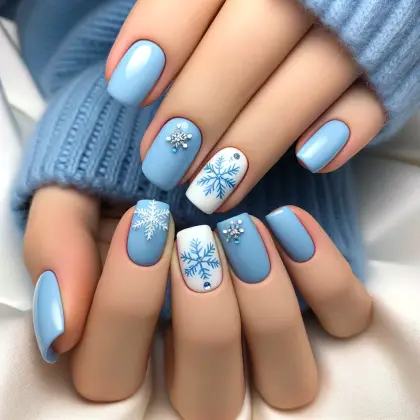 25 Cute Blue Nails Ideas for Every Season You’ll Want to Copy — GlowNailDesigns