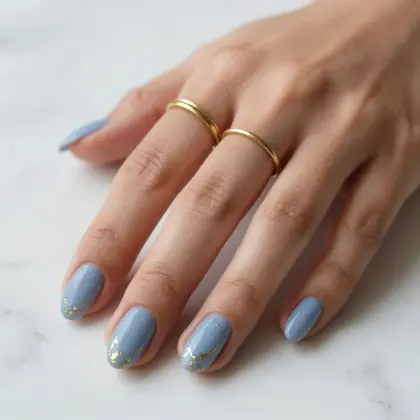 30 Simple Blue Nail Designs for a Clean and Elegant Look — GlowNailDesigns